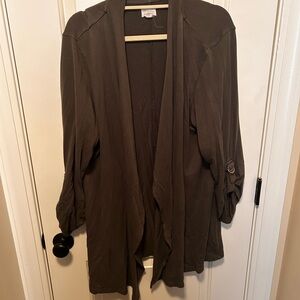 Caslon Charcoal Gray Cardigan